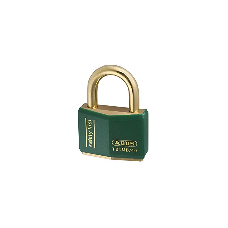 ABUS Padlock T84MB/40 Nautic - rustproof Brass - Anti-Picking Security