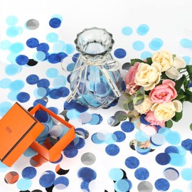 Paper Confetti 5000pcs,Wedding Tissues Table Confetti Round Birthday Confetti for Balloons Baby Shower,Gift Boxes,BY VCOSTORE