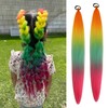 Rainbow Ponytail Extensions with Elastic Tie