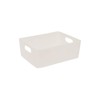Wham Studio Rectangular Baske, White Color