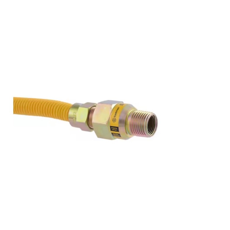 EASTMAN 48-in 1/2-in Mip Inlet x 3/8-in Mip Outlet Stainless