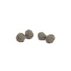 Jacob Alexander Pair of Solid Color Silk Knot Cufflinks -