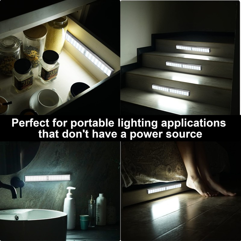 MOSTON Super Bright Rechargeable Closet Lights 78 LED Motion Sensor