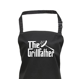 The Grillfather Apron, Fathers Day Gift, Fathers Day Apron, Grilling Gift, Cooking Gift, Gift For Dad, Mens Birthday Gift, BBQ Apron