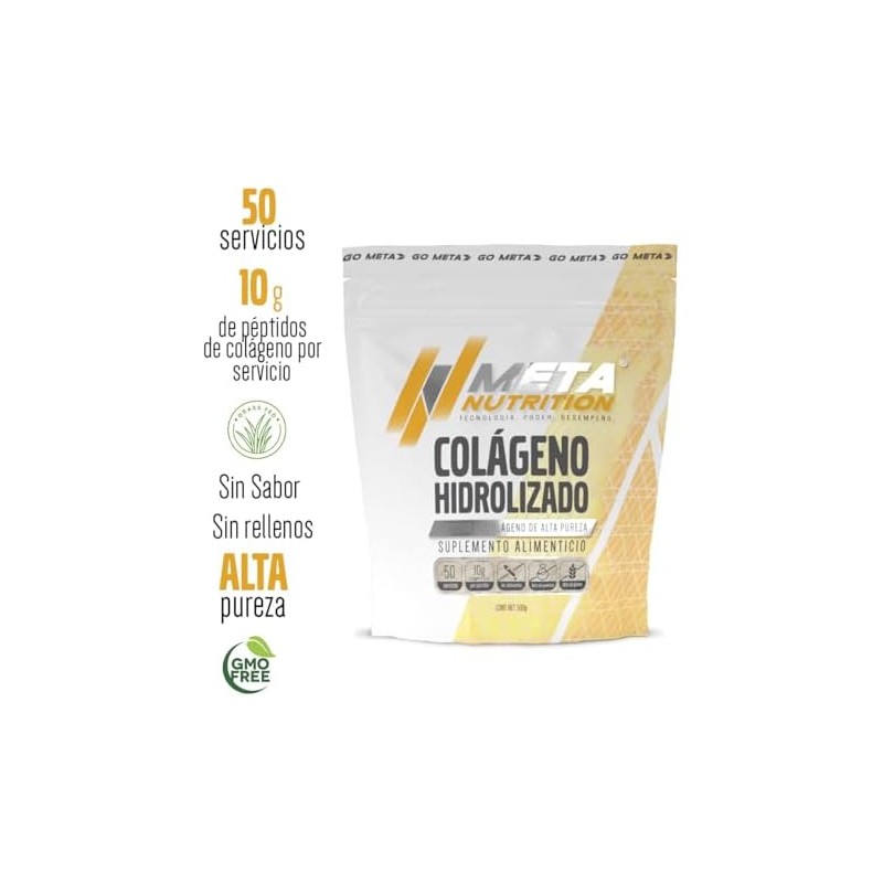 Meta Nutrition, Colágeno Hidrolizado Grass Feed, a base de péptidos