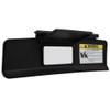 ECCPP Left Driver Side Sun Visor Assembly without Sunroof Black