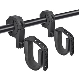 Leopauto UTV Gun Rack, Roll Bar UTV Gun/Bow Rack, Fits for 1.75”- 2” Roll Bars Compatible with Polaris RZR Ranger Defender Honda Kawasaki Golf Cart Snowmobile