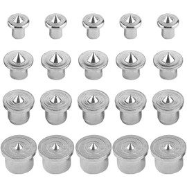 Dowel Center Dowel Markers, Marking Punch for Dowels, Dowel Markers for Woodworking [Pack of 20] 6mm, 8mm, 10mm, 12mm, 5 of each size, Solid Dowel Markers for Precise Positioning