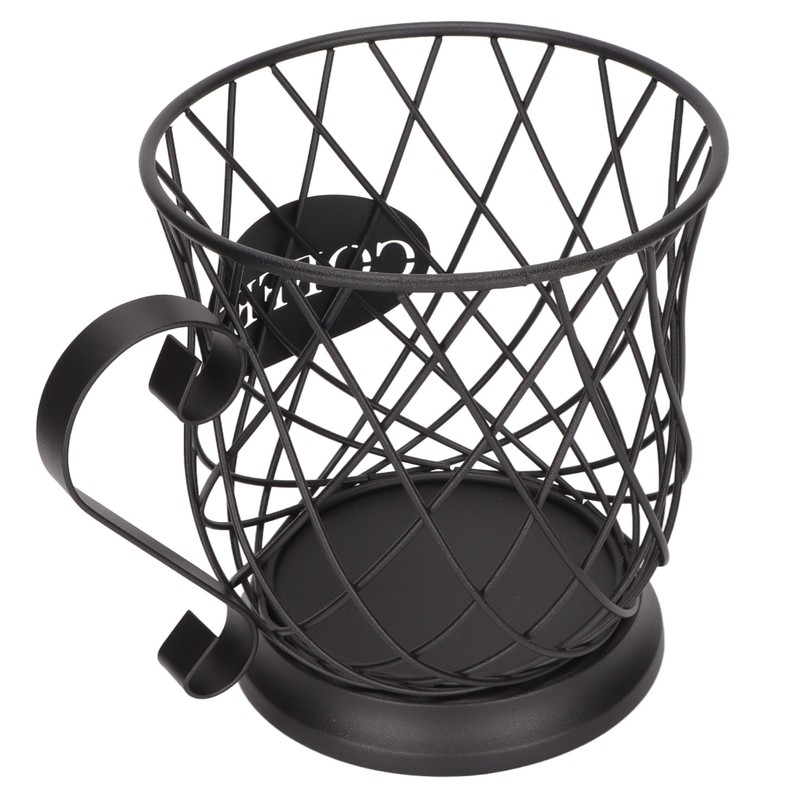 Iron Coffee Pod Holder Organizer Large Capacity Coffee Capsule Storage