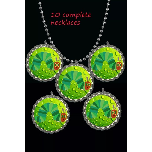 self The very hungry caterpillar party favors ball chain lot