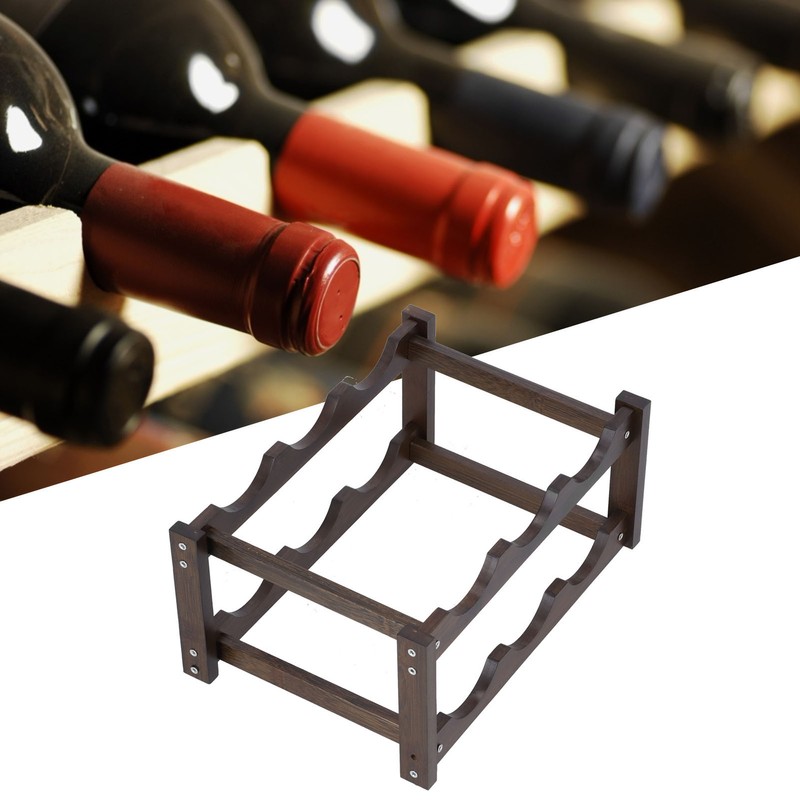 Wine Rack Portable Surge Shaped Opening Exquisite Beautiful Durable Wine