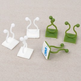 10P multi-purpose attachable twist hook white 10ea