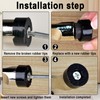 6 Pcs Door Stopper Rubber Tip Replacement - Heavy Duty