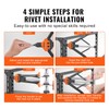 VEVOR Rivet Nut Tool, 16 inch Rivnut Tool Kit with