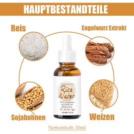 Rice Water Hair Growth, Hair Growth Agent for Men & Women, Anti Hair Loss Essence for Thinning Hair, Hair Care Fast Growth, Hair Growth Serum for Hair Loss & for Accelerating