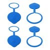 4Pcs Windshield Washer Fluid Cap Wiper Reservoir Tank Bottle Cap