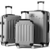 unbranded 3-Piece Luggage Set Travel Lightweight Suitcases Rolling Wheels,TSA(20"