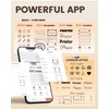 Ponek Label Maker Machine with 3 Tapes, M100 Bluetooth Label