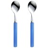 Nagao Frosty Teaspoon, Blue, Set of 2, Made in Japan