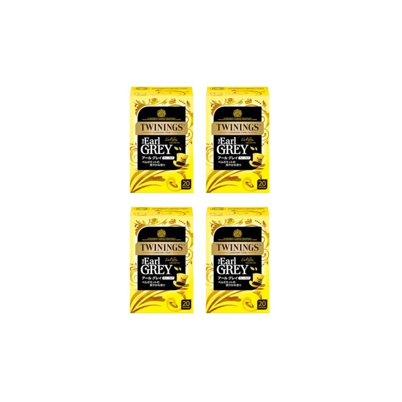 Twining Earl Grey Tea Bags 20P x 4