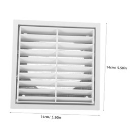 FELTECHELECTR Rv Kitchen and Bathroom Louvered Vent Cover Rainproof Duct Vent Mesh Design for Efficient Airflow Motorhomes and Campers