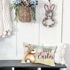 YIRHYZC Easter Pillow Covers 12x20, Bunny Decorative Throw Pillow Covers,