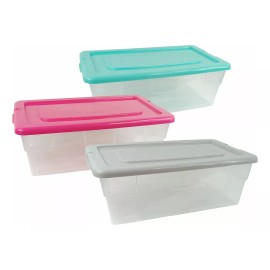Boris 3 Cajas Organizadoras De Plastico 34.7cm Almacenamiento