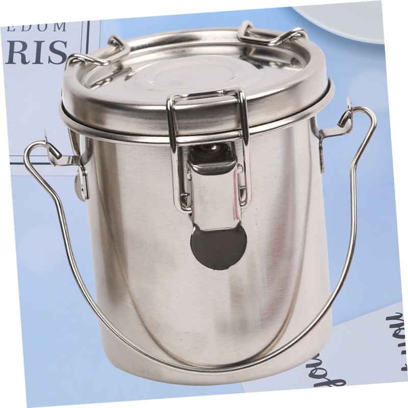 OHPHCALL Brush Washing Bucket with Cover Portable Double-layer Paint Brush