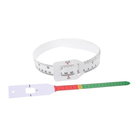 HOMSFOU Baby Head Circumference Measuring Ruler, 24Inch Head Measuring Tape, PP Plastic Infant Head Circumference Tape 26cm+60cm