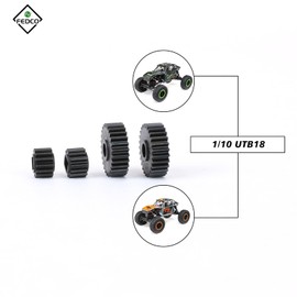 FEDCO UTB18 Transmission Gear Kit Rear Portal Gears 48P 27T/14T Gear for Axial UTB18 Upgrades Capra Trail 4WD 1/18 RC Crawler