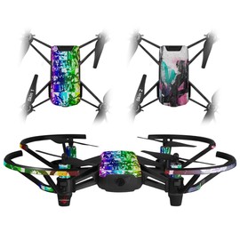 Skin Decal Wrap 2 Pack for DJI Ryze Tello Drone Rainbow Graffiti Drone NOT Included