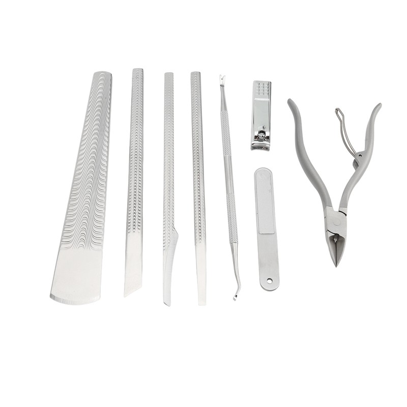 8Pcs Pedicure Knife Stainless Steel Dead Skin Remover Portable Foot