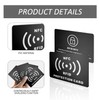 SLEEKEE 6 Pcs NFC Block Cards, RFID Protection Cards, Blocking