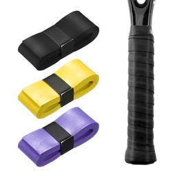 LICQIC 3 Pcs PU Replacement Racket Grip, Racquet Tape for Babolat Tennis Racket Grip, Tennis Overgrip, Padel Racket Grip, Badminton Racket Grip