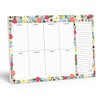 Notepad. Floral Weekly Planner Notepad with Daily Planner Agenda Squares. 7x10" Day Planner 2020-2021 - Student Planner, Work Planner and Checklist Pad