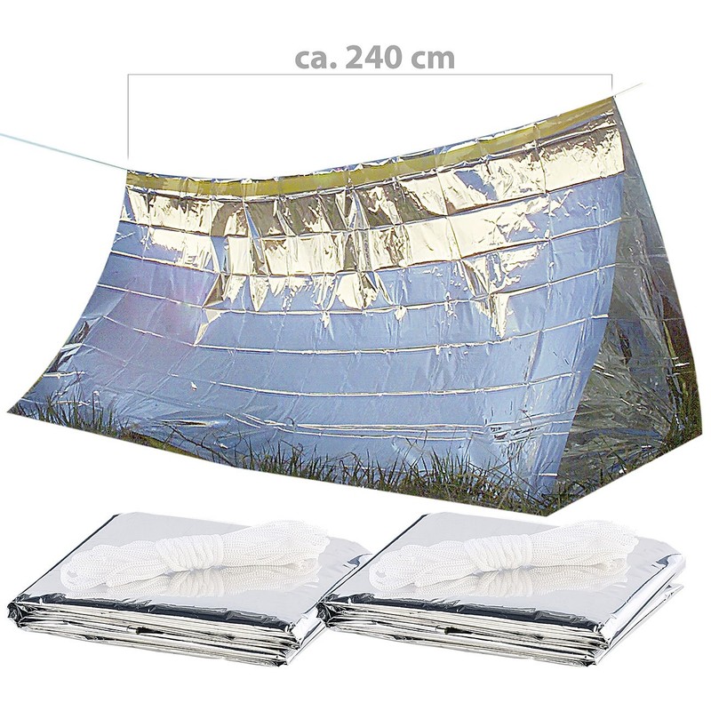 Semptec Urban Survival Technology Universal Tent: Set of 2 Emergency