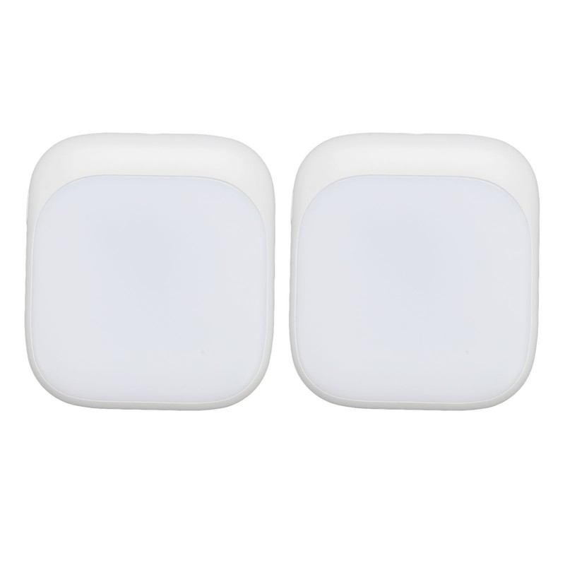 2pcs LED Sensing Night Light 2700K Soft White Plug in