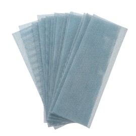 sourcing map 15pcs Mesh Sanding Sheets 240 Grits 2.8" x 7.8" Ceramic Abrasive Wet Dry Sandpaper Dust-Free Hook and Loop Abrasive Pads for Car Woodworking Metal Polishing & Grinding