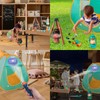Qtioucp Kids Camping Set 50pcs with Folding Storage Table/Tent &