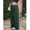 Himosyber Women's Parachute Pants Baggy Elasitc Waist Relaxed Y2K Track