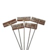 Classic Metal Garden Markers 19 Inches Tall (Bulk Discount Five