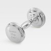 Engraved Silver Beaded Baby Rattle with Gift Box (Free Customization)