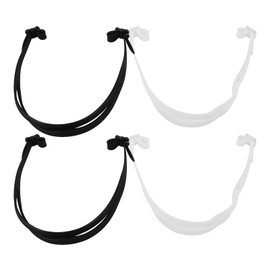 POPETPOP 2 Sets Swimming Goggles Glasses Silicone Strap Head Band Replacement Swimming Eyewear Lanyards with Cord Lock Clamp Diving Snorkeling Mask Replacement