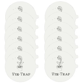 Ven-Trap 12 Pack -Flea Trap Refill Disc 7.1"– Fits Victor, bugMD, Aspect and Other Flea Dome Traps - Replacement Sticky Glue Pads – Bugs, Fleas, Flies, Mosquitos - Fleas Refill Pads