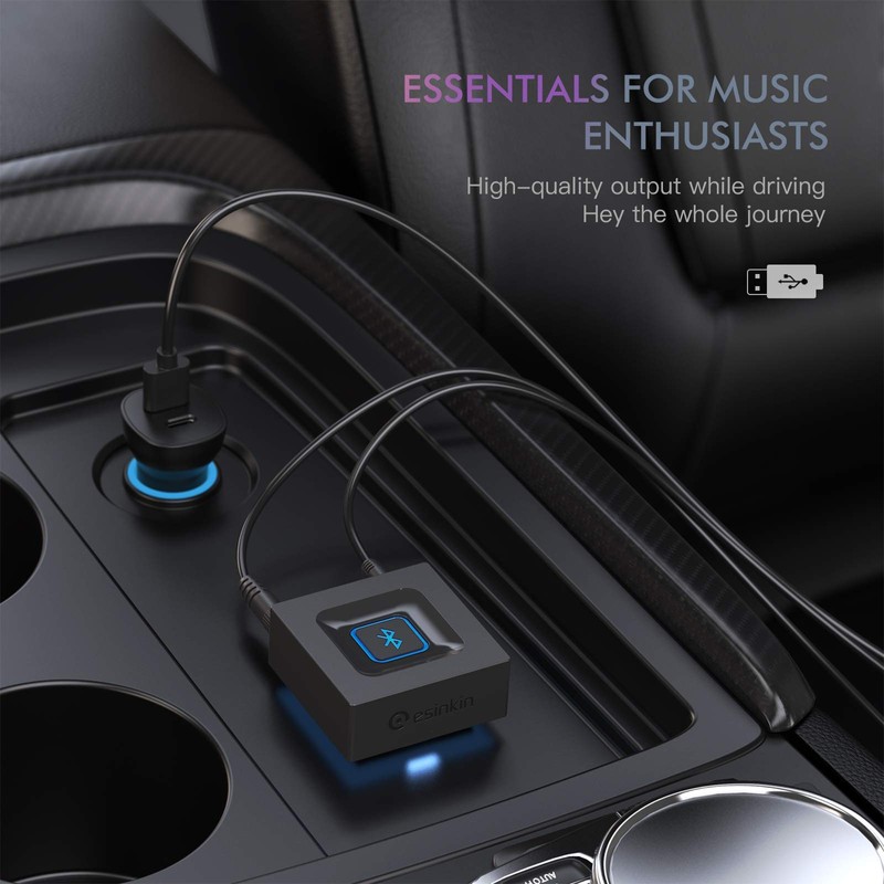 Esinkin Wireless Audio Receiver for Music Streaming Sound System Works