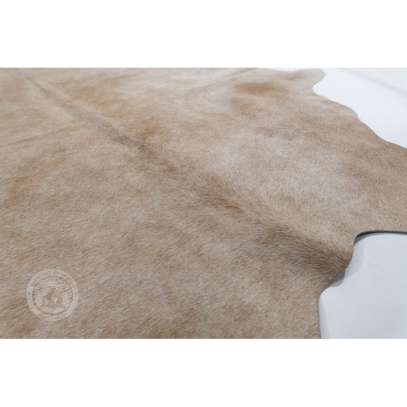 Sunshine Cowhides 100% Genuine Exotic Beige Cowhide Rug - Modern