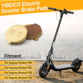 YIBEICO Brake Pads for Segway Ninebot F20 F25 F30 F40, Rear Disc Brake Pads Durable Scooter Brake Pad, Sturdy Durable Electric Scooter Brake Pads, Scooter Accessories for Segway Ninebot