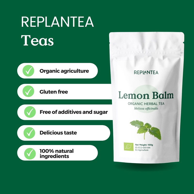 Lemon Balm Tea Organic 100g (50 Cups) | Organic Lemon