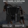 Running Vest with Water Bottles for Women & Men,Breathable Hydration