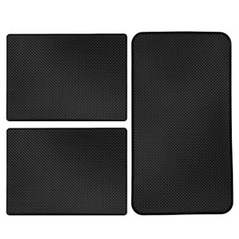 3 Stück Klebepads Auto Antirutschpad, Anti Rutsch Matte Auto Handy,Anti Rutsch Matte Auto，Antirutschmatte Armaturenbrett Auto, für Handy Schlüssel Sonnenbrille (27x15cm, 18x13cm)